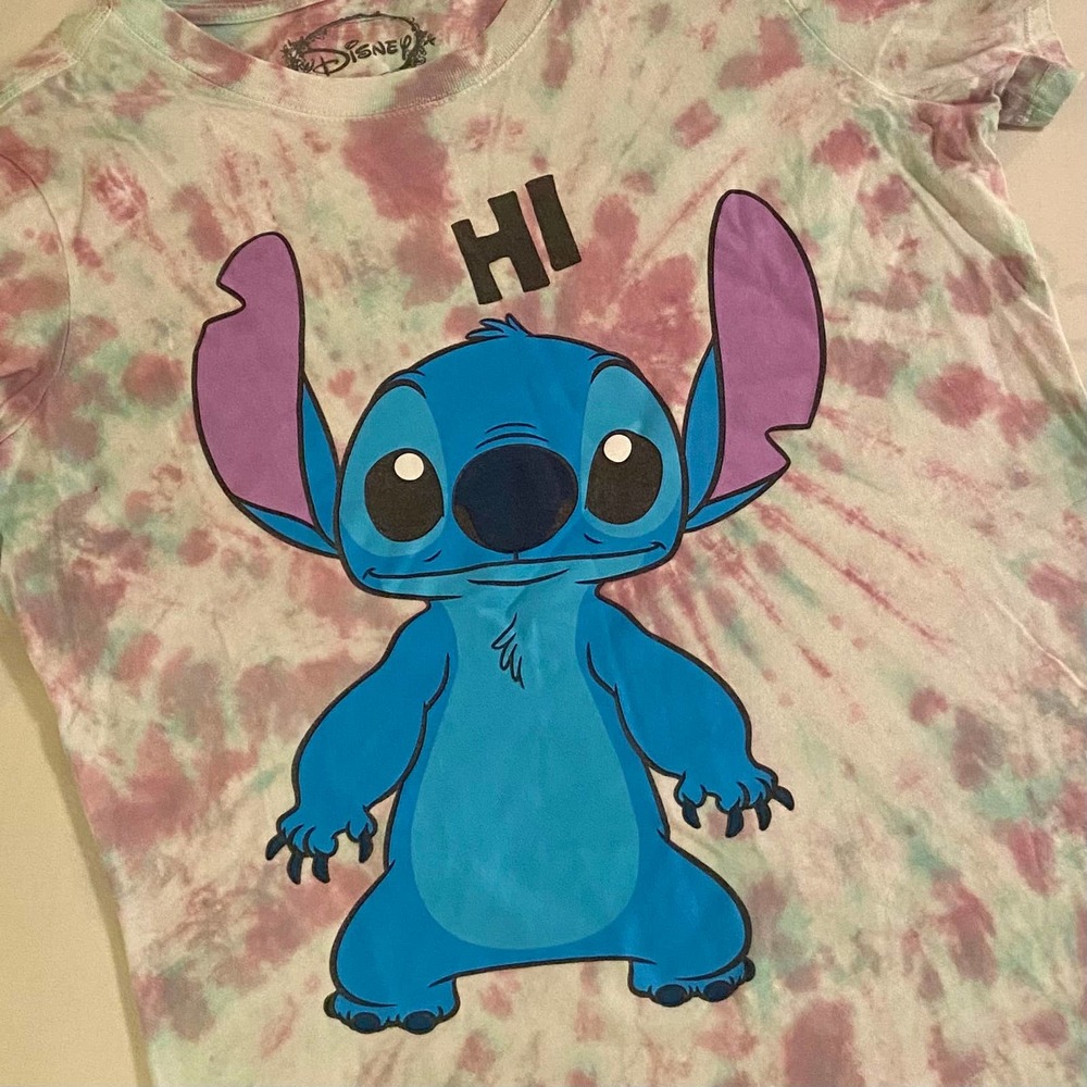 Disney Small Tie Dye Stitch Shirt